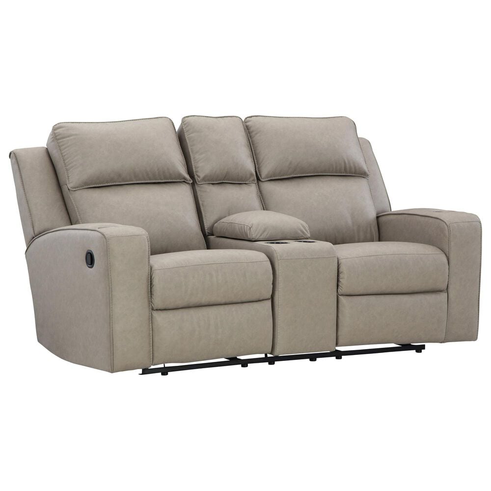 Ashley Lavenhorne 3-Piece Manual Reclining Living Room Set in Pebble, , large