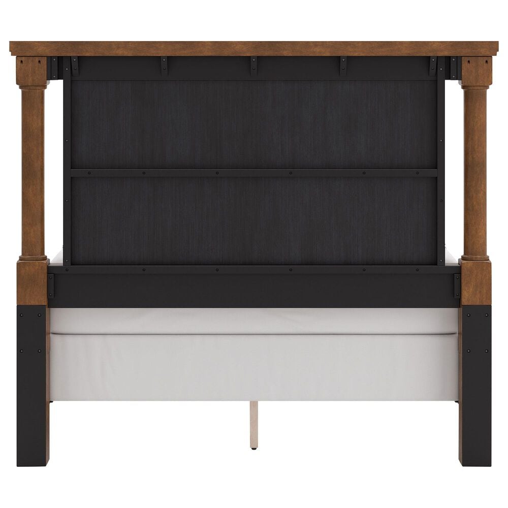 Ashley Rowlenstown 3 Piece Bedroom Set in Medium Brown, , large