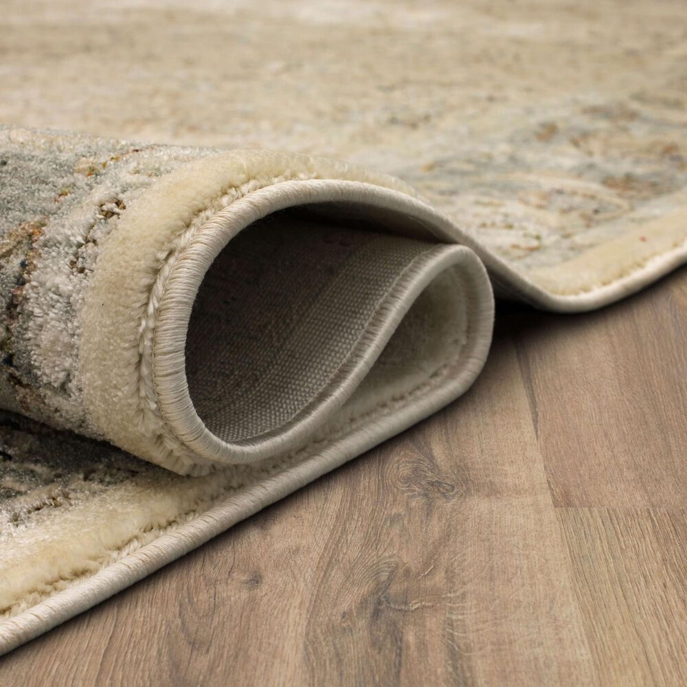 Karastan Divina Virtuous 2&#39;6&quot; x 10&#39; Grey Runner, , large