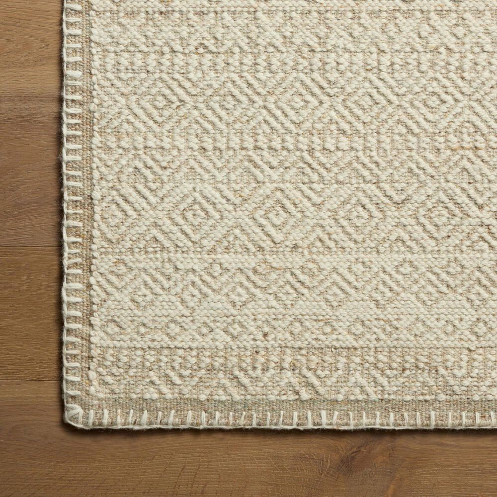 Amber Lewis x Loloi Bowie Pebble and Clay 5'6" x 8'6" Area Rug, , large