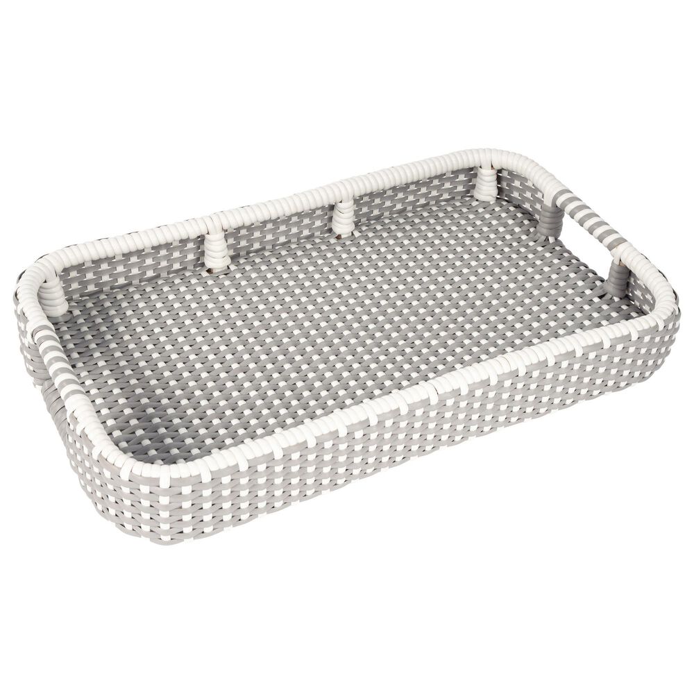 Butler Selena Bar Cart in Grey and White, , large