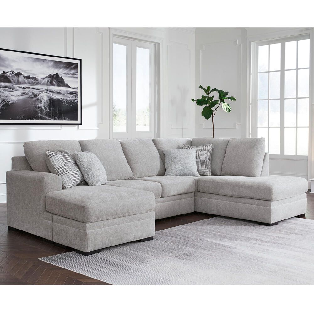 Ashley Gabyleigh 2-Piece Stationary Right Facing Sectional in Nickel, , large