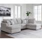 Ashley Gabyleigh 2-Piece Stationary Right Facing Sectional in Nickel, , large