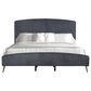 New Heritage Design Kailani King Upholstered Bed in Gray, , large