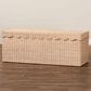 Baxton Studio Damita Storage Bench in Natural, , large