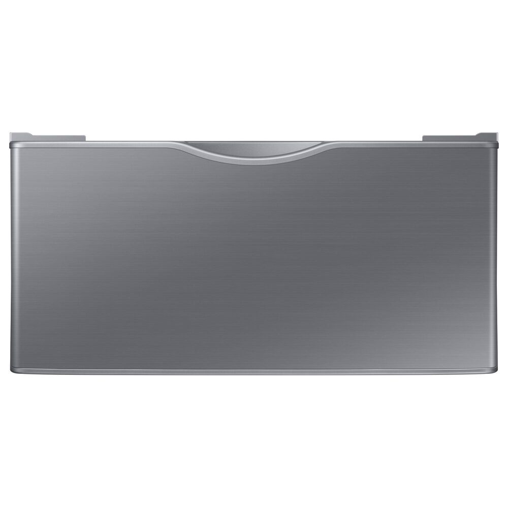 Samsung Appliance 4.5 Cu. Ft. Front Load Washer and 7.5 Cu. Ft. Electric Dryer Laundry Pair with Pedestal in Platinum, , large