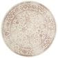 Safavieh Adirondack ADR109H 6" Round Ivory and Rose Area Rug, , large