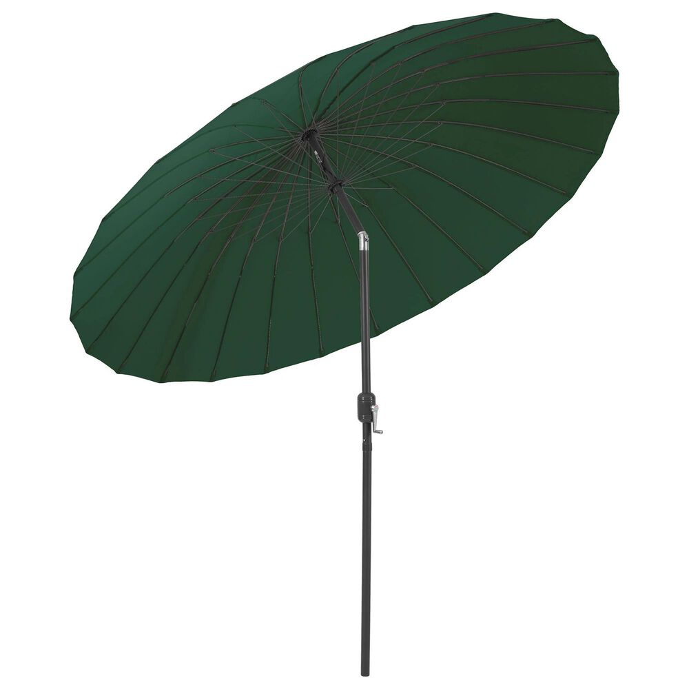 CorLiving Patio Parasol Umbrella in Dark Green, , large