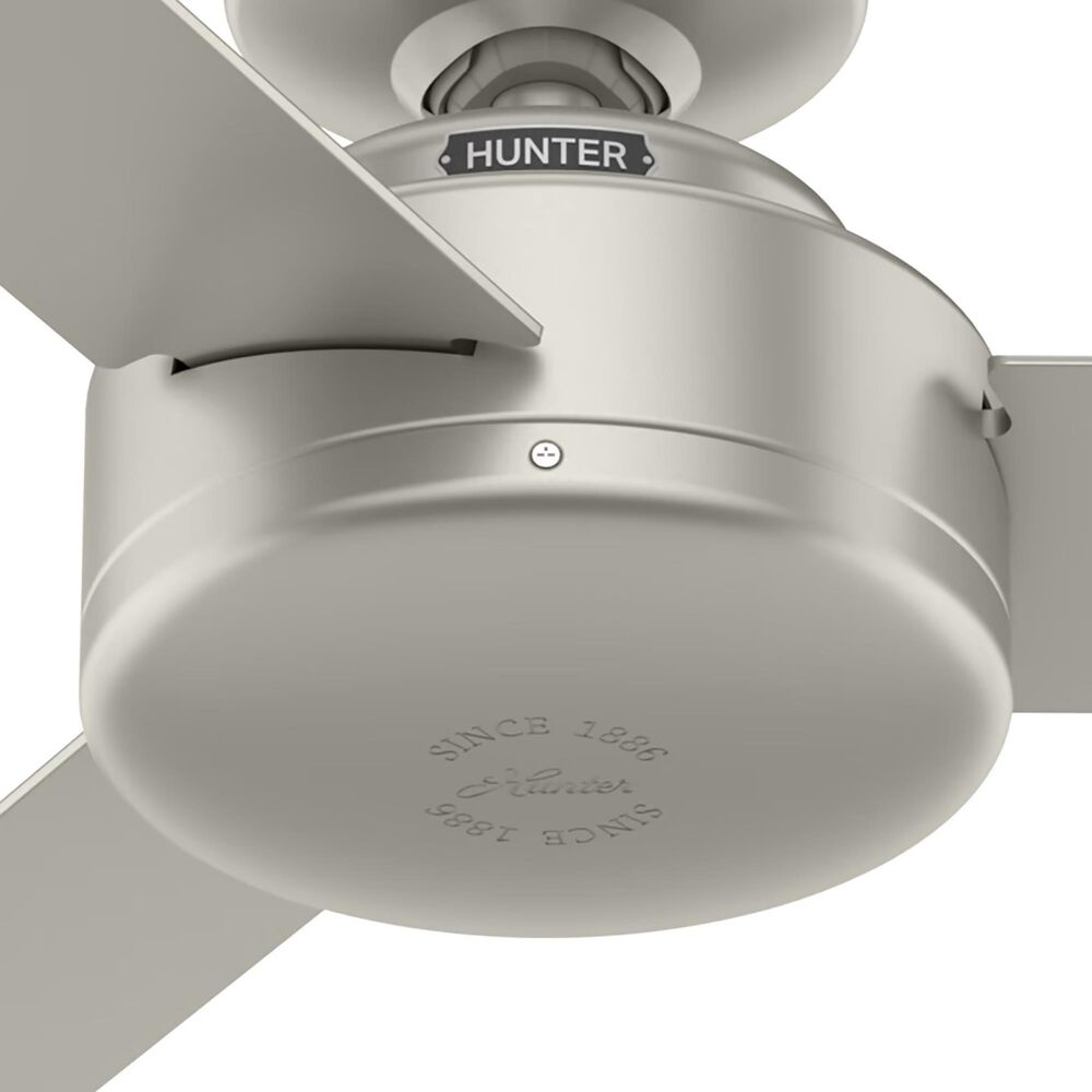 Hunter Presto 52&quot; Ceiling Fan in Matte Nickel, , large