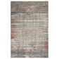 Nourison Rustic Textures Grey and Multicolor 6" x 9" Area Rug, , large