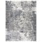 Safavieh Aston ASN705 9" x 12" Grey and Ivory Area Rug, , large