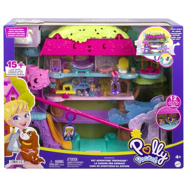 Polly Pocket Polly Pocket Pollyville Pet Adventure Treehouse Playset, , large