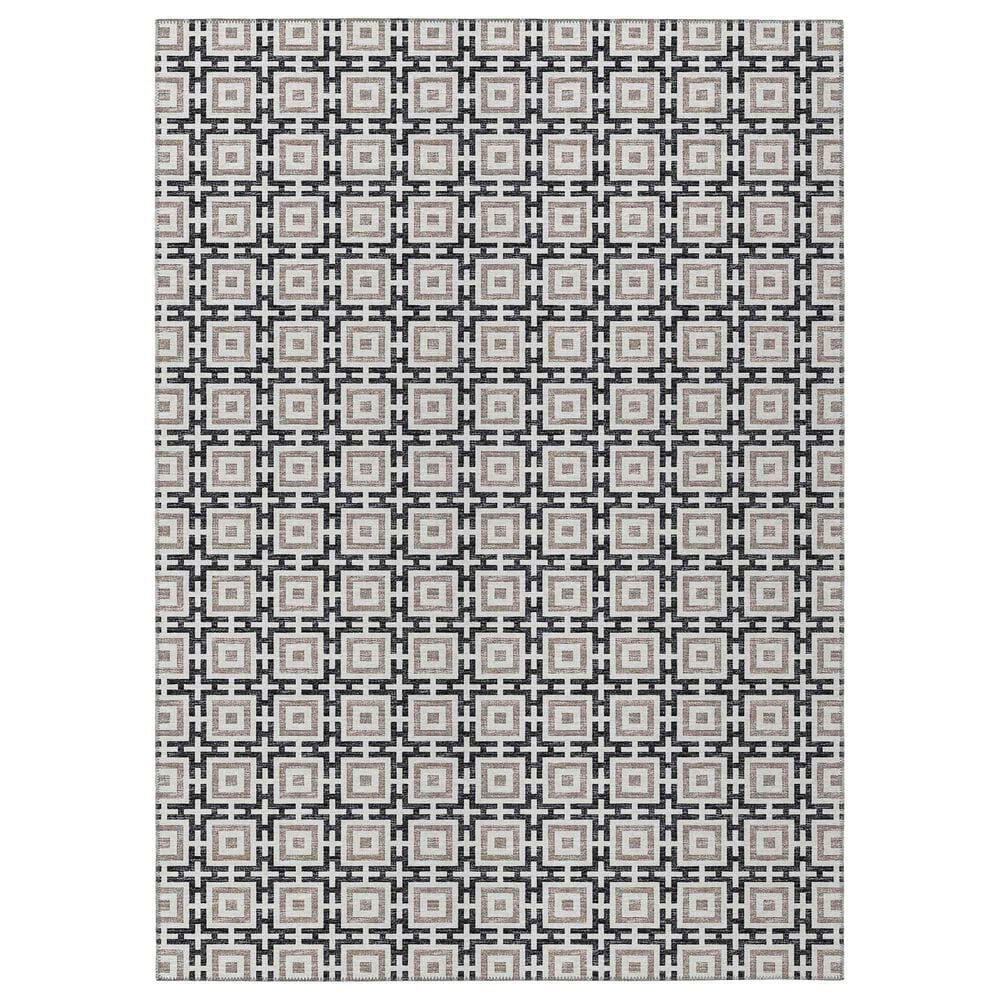 Dalyn Rug Company Marlo 8" x 10" Black Indoor/Outdoor Area Rug, , large