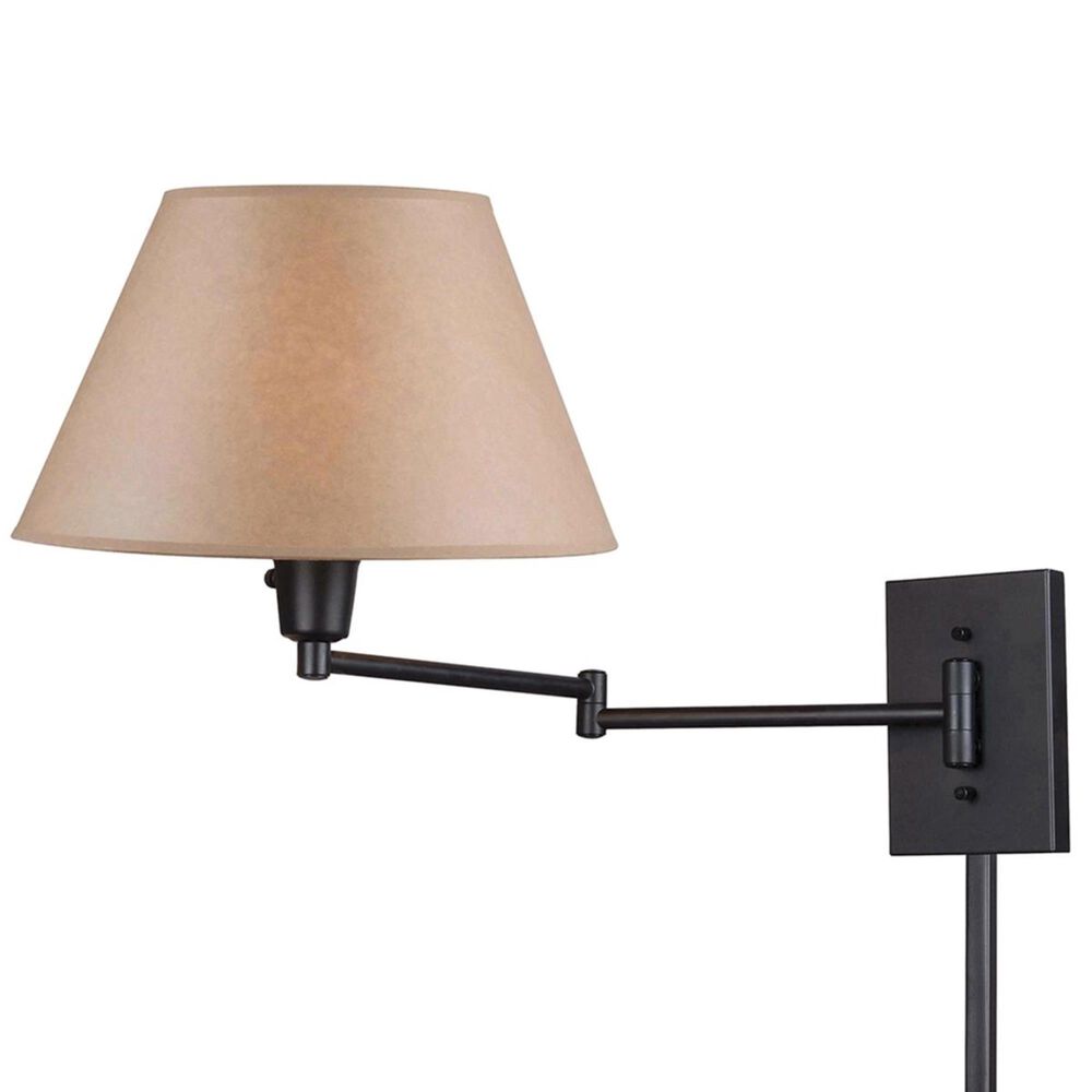 Kenroy Simplicity Wall Swing Light in Matte Black, , large