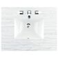 James Martin Addison 30" Single Bathroom Vanity in Glossy White with 3 cm Arctic Fall Solid Surface Top and Rectangular Sink, , large