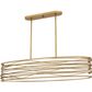 Quoizel Spiral 5-Light Chandelier in Light Gold, , large