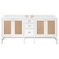 James Martin Vanities Addison 72" Double Bathroom Vanity in Glossy White with 3 cm Lime Delight Quartz Top and Rectangular Sinks, , large