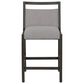 Linon Home Decor Skylar Counter Stool in Grey, , large