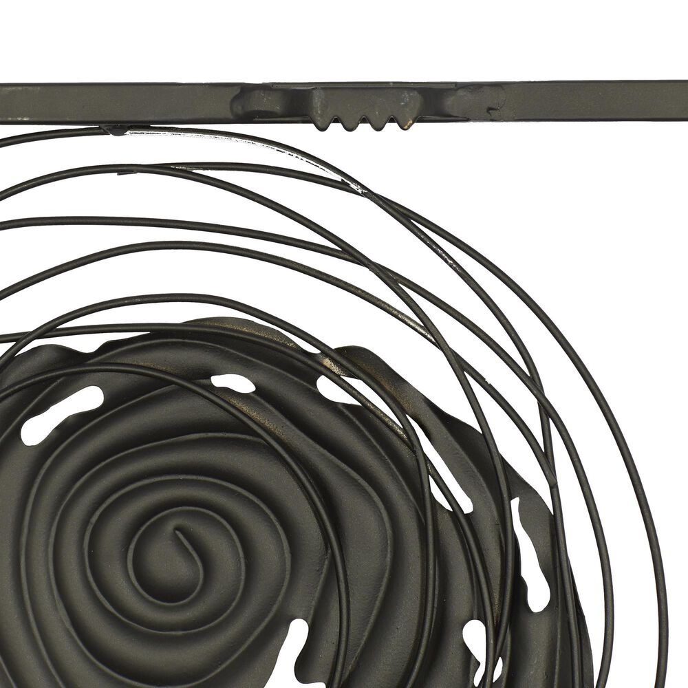 Maple and Jade 36&quot; x 14&quot; Contemporary Metal Wall Decor in Black and Gold &#40;Set of 2&#41;, , large