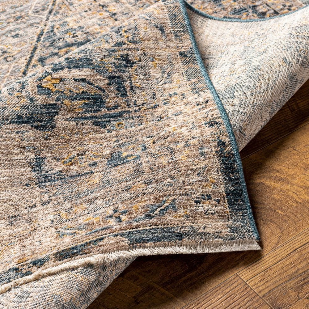 Surya Aspendos 10&#39; x 13&#39;11&quot; Black, Charcoal, Cream, Dark Blue, Denim, Gray, Light Beige, Mustard, Taupe and Wheat Area Rug, , large