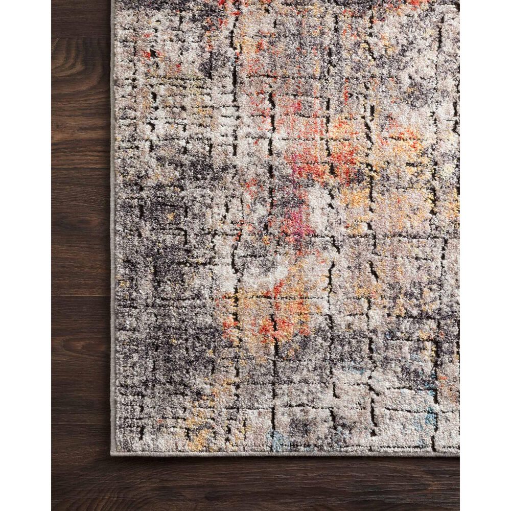 Loloi Medusa MED-07 12&#39; x 15&#39; Graphite and Sunset Area Rug, , large