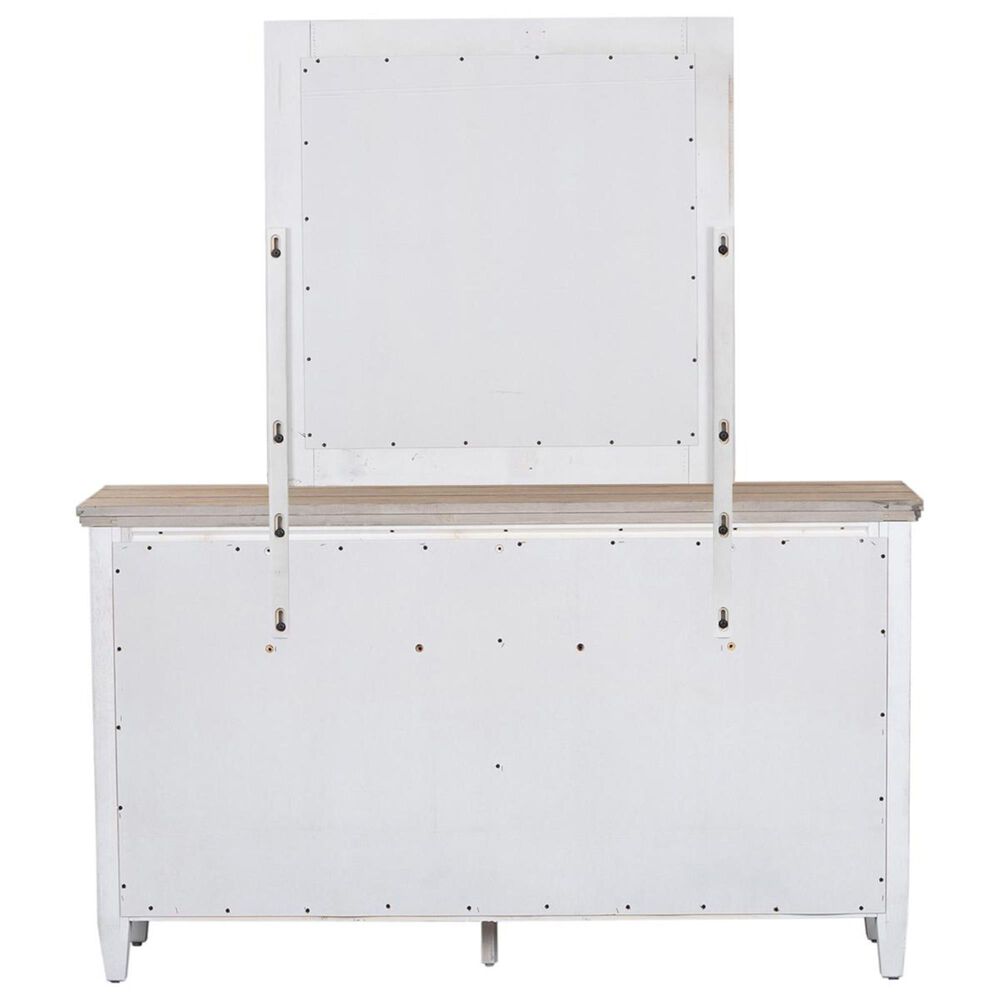 Belle Furnishings Heartland 4 Piece Queen Bedroom Set in Antique White, , large