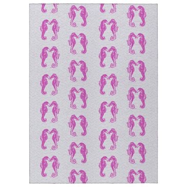 Dalyn Rug Company Seabreeze 9" x 12" Flamingo Area Rug, , large