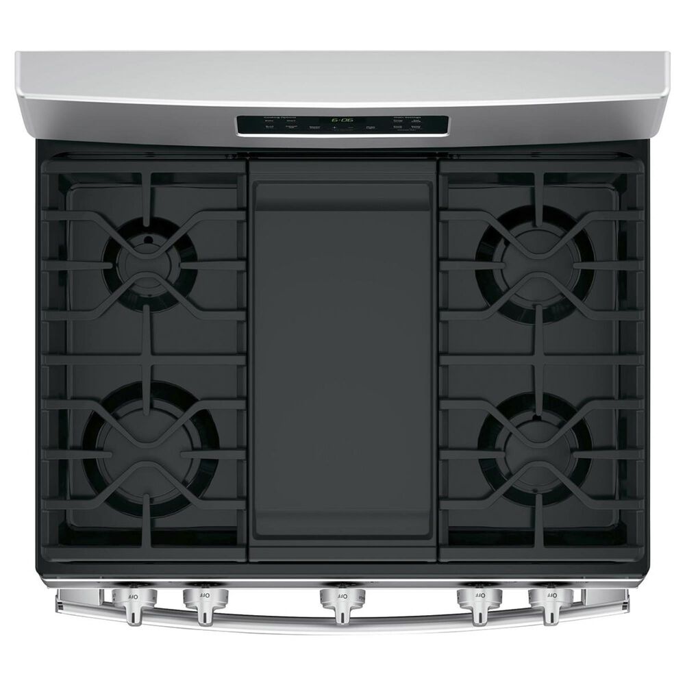 GE Appliances 5.0 Cu. Ft. Freestanding Gas Range in Stainless Steel, , large