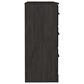 Ashley Belachime 6 Drawer Dresser and Mirror in Dark Charcoal, , large