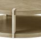 Theodore Alexander Catalina Round Cocktail Table in Dune and Mineral, , large