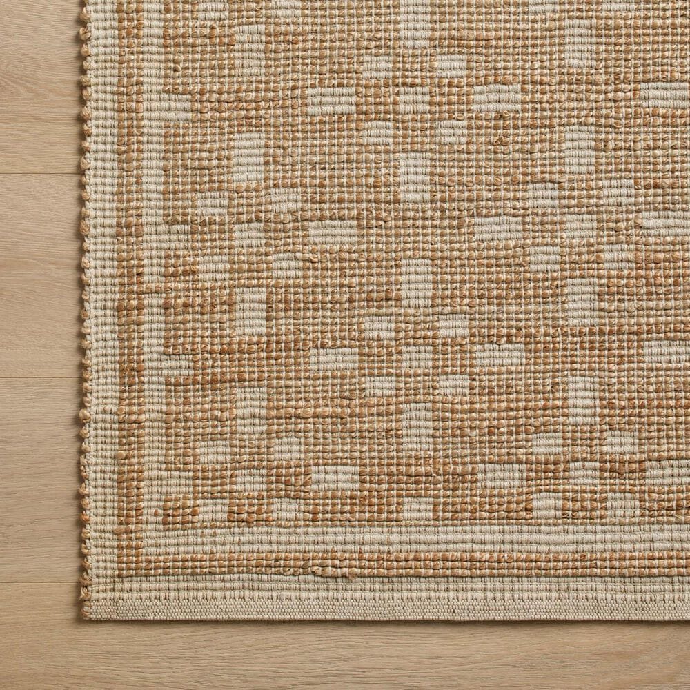 Chris Loves Julia x Loloi Judy 2&#39;3&quot; x 3&#39;9&quot; Natural and Ivory Area Rug, , large