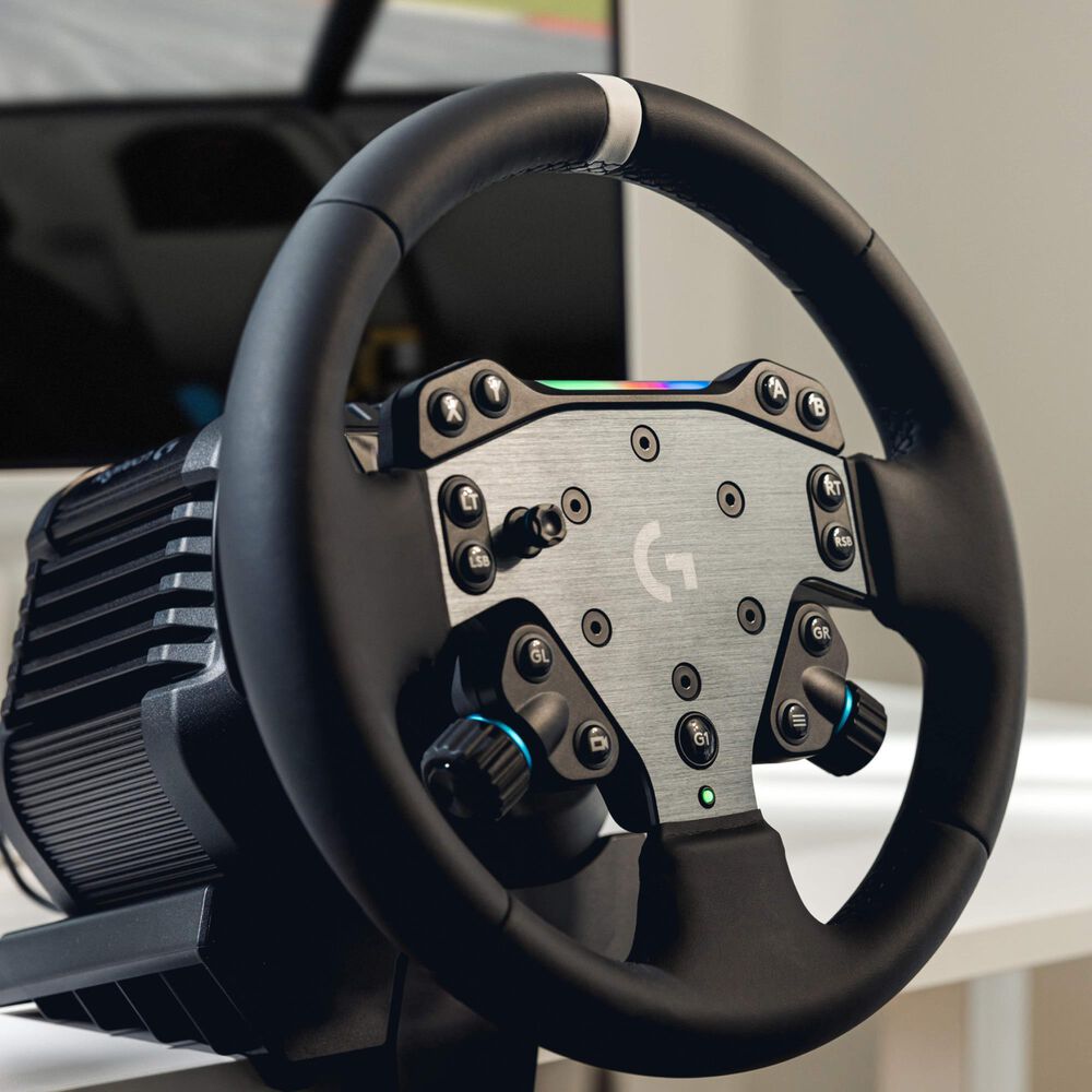Logitech RS50 System 3-Piece Sim Racing Steering Wheel Setup for Xbox|PC in Black, , large