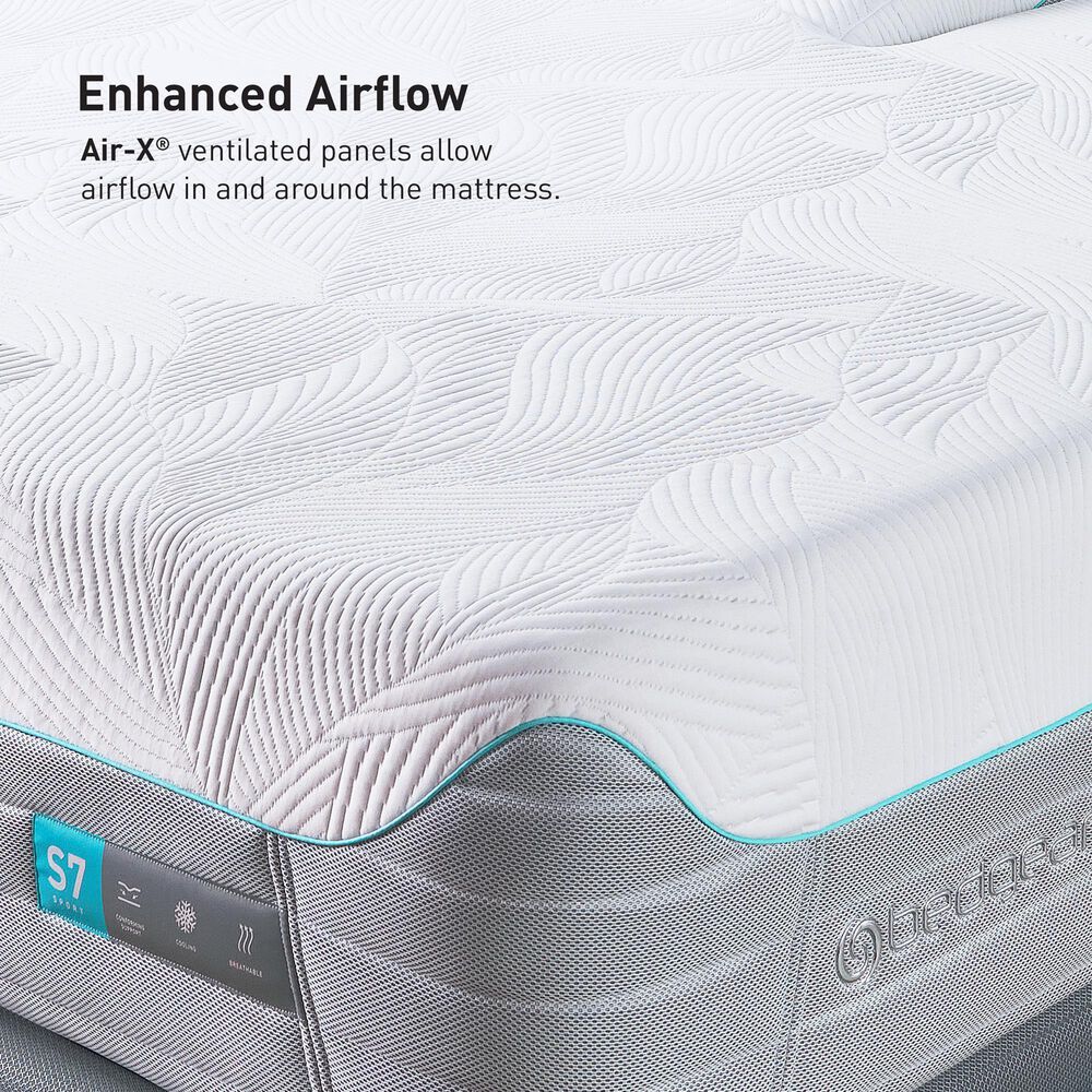 Bedgear S7 LSX Plush Flex Head California King Mattress, , large