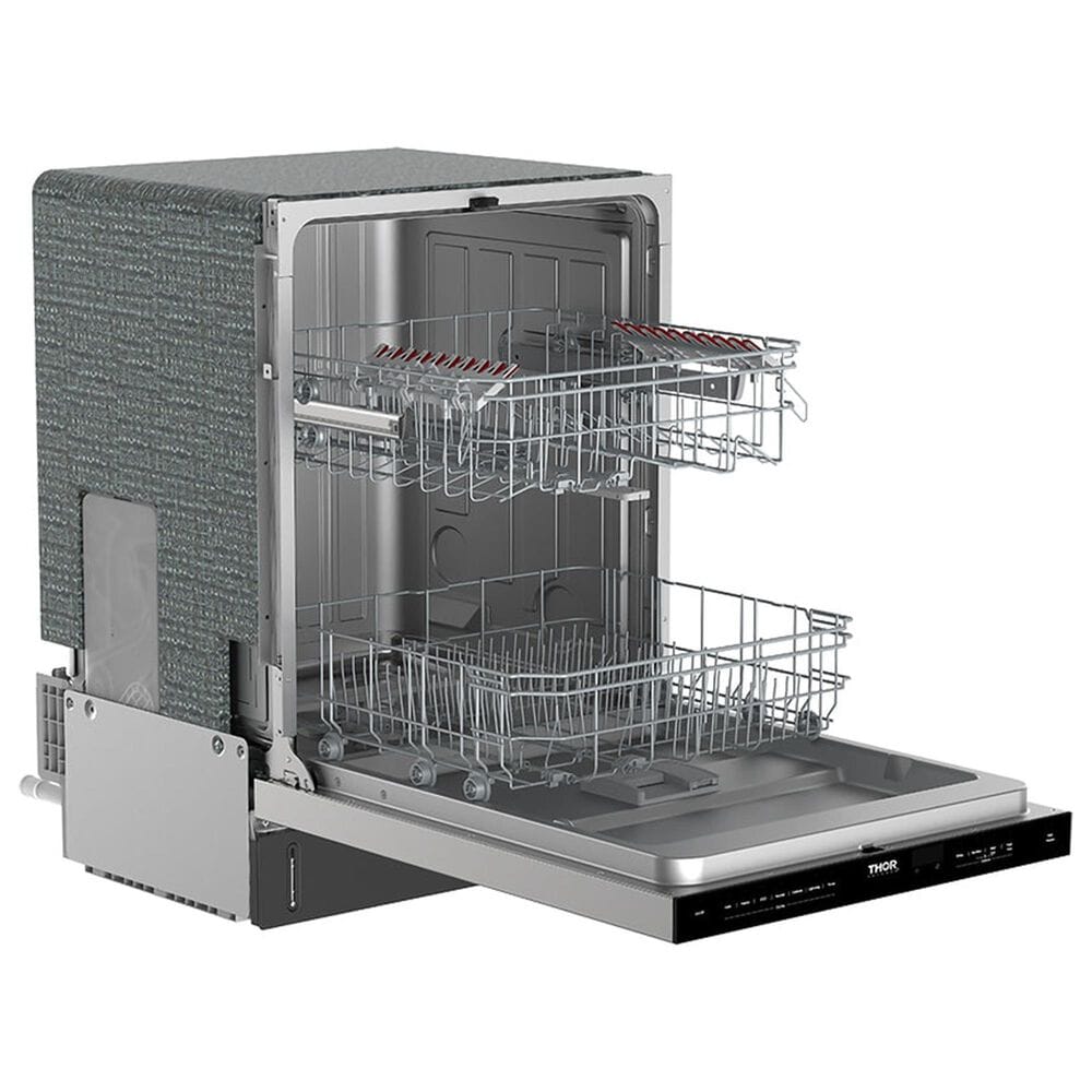 Thor Kitchen 24" Built-In Top Control Dishwasher with Pocket Handle in Stainless Steel, , large