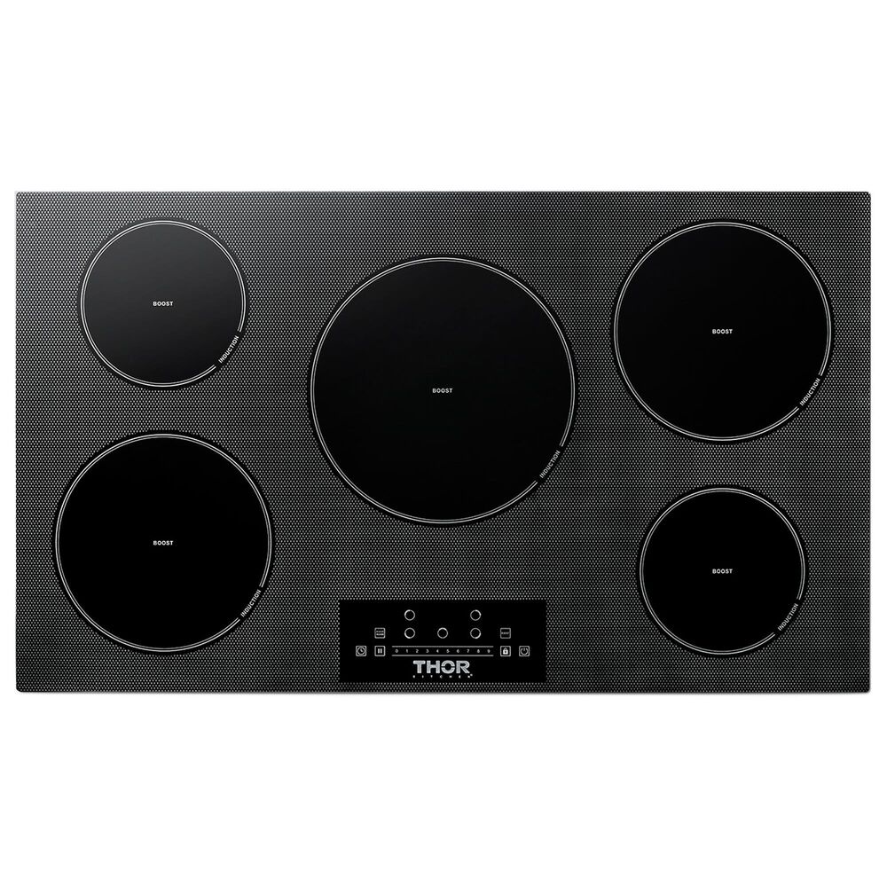 Thor Kitchen 36&quot; Induction Cooktop with 5-Elements in Black, , large