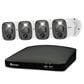 Swann Enforcer 4 Camera 8 Channel 4K Ultra HD DVR Audio/Video Security System in White, , large