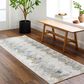 Surya Dresden Off-White, Taupe, Dusty Sage, Ink Blue, Light Gray and Deep Teal 2"7" x 10" Runner, , large