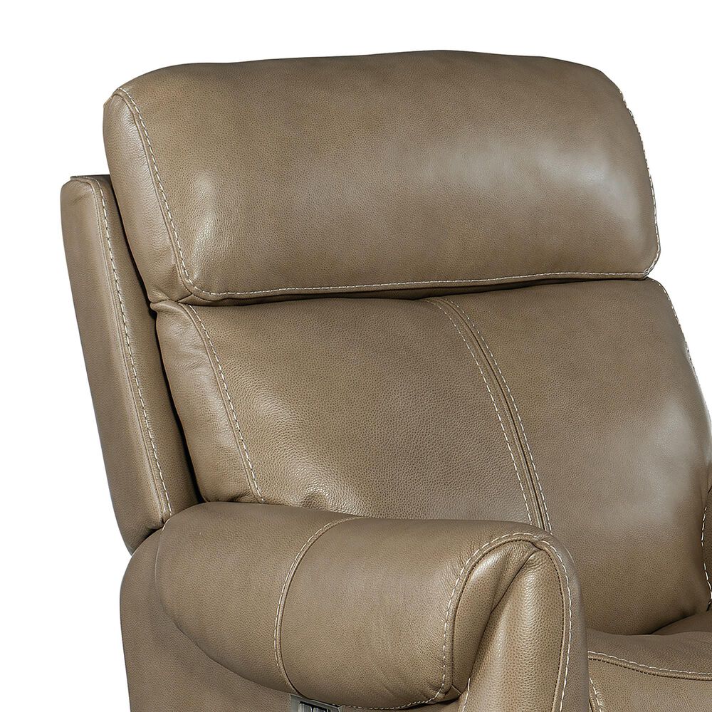Hooker Furniture RC Sterling Swivel Power Recliner with Power Headrest in Pesaro Clay, , large