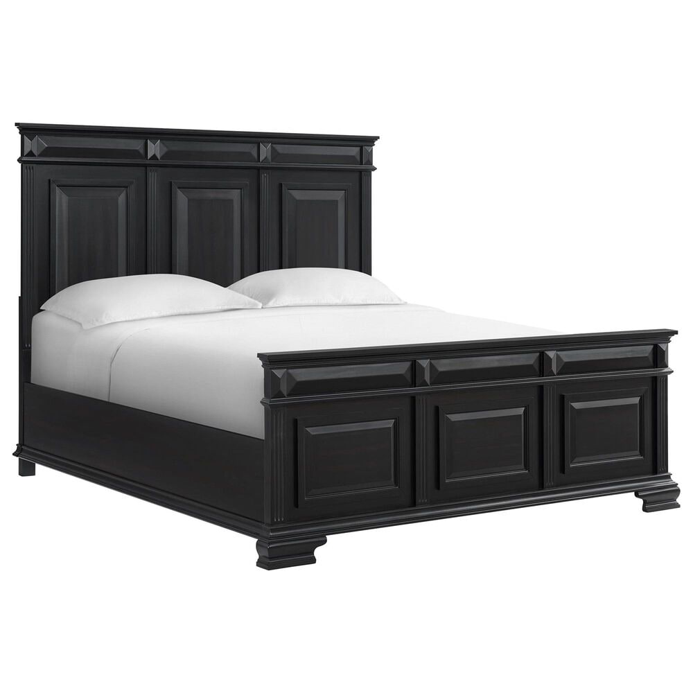 Mayberry Hill Bridgestone King Panel Bed in Black, , large