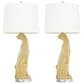 Maple and Jade Polystone Glam Table Lamp in Gold, , large
