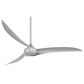 Minka-Aire Wave 65" Ceiling Fan in Silver, , large