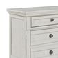 Ashley Robbinsdale King Storage Bed and Two Nightstands in Antique White, , large