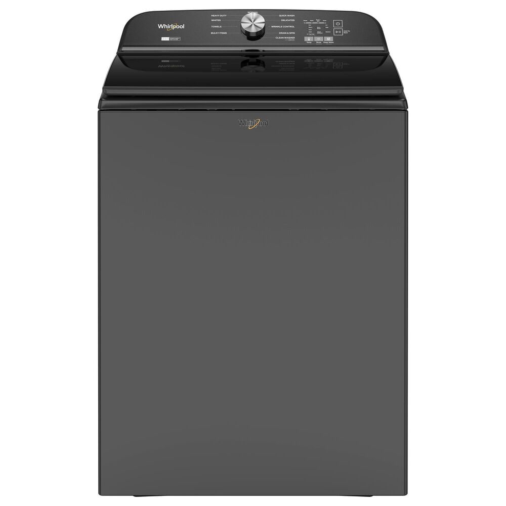 Whirlpool 5.3 Cu. Ft. Top Load Washer with Impeller in Volcano Black, , large
