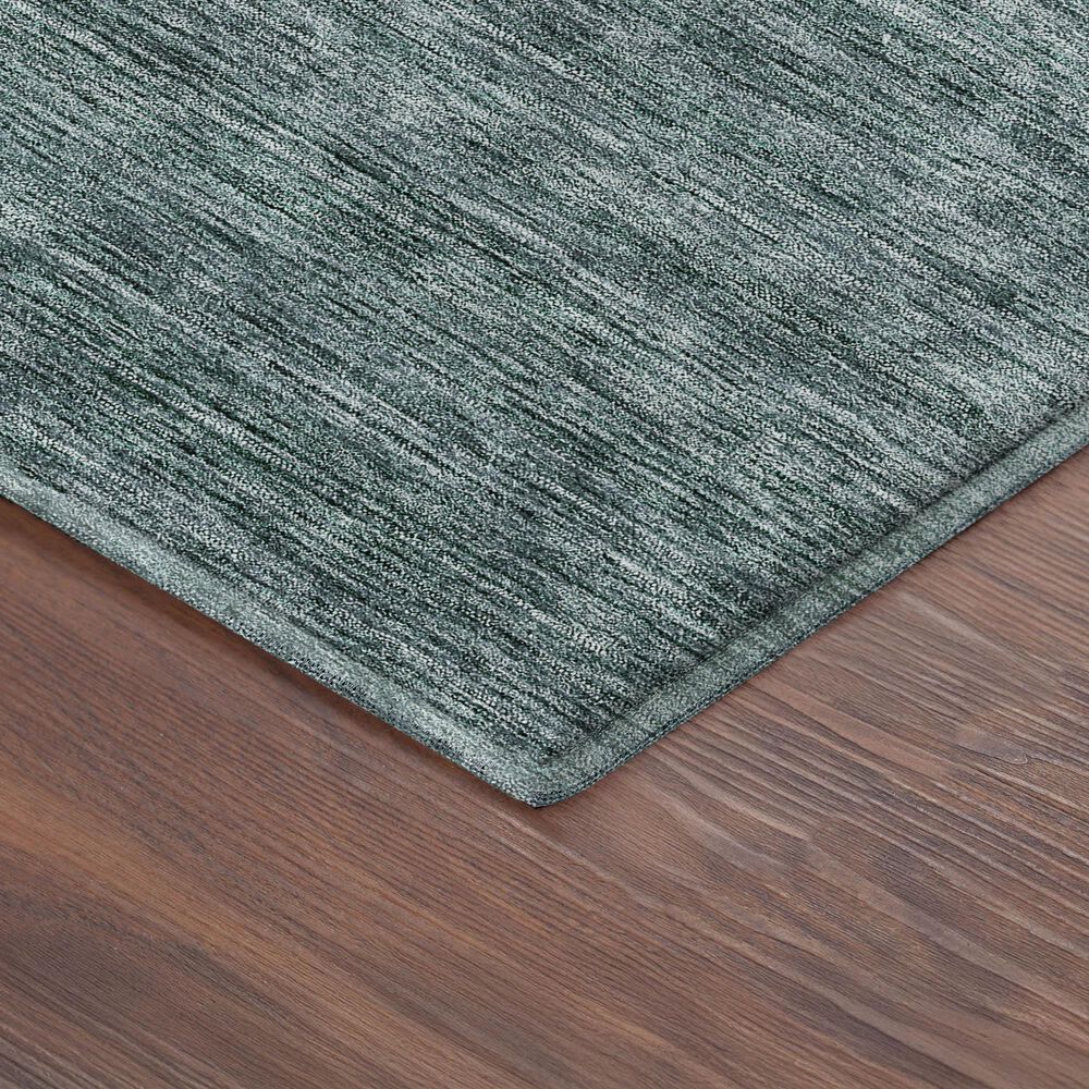 Dalyn Rug Company Soft Essentials Solid Teal 5' x 7'6" Indoor/Outdoor Area Rug, , large