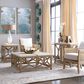 Uttermost Catali 40" Square Coffee Table in Light Wood and Grey, , large
