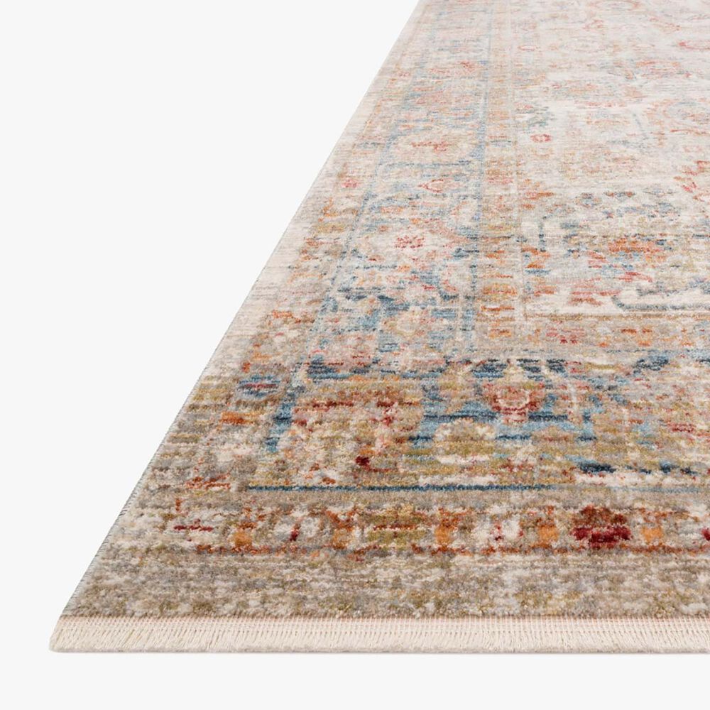 Loloi Claire CLE-02 2&#39;7&quot; x 8&#39; Ivory and Ocean Runner, , large