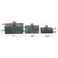 Maple and Jade 3-Piece Decorative Box Set in Vibrant Green, Smoky Gray and Gold, , large