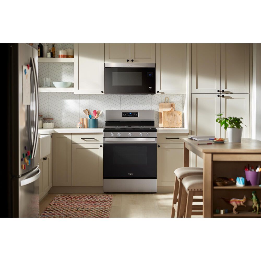 Whirlpool 5 Cu. Ft. Freestanding Gas Range in Stainless Steel, , large