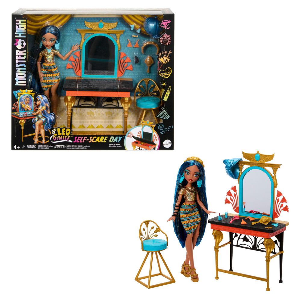 Monster High Cleo De Nile Doll Play Set in Multicolor, , large