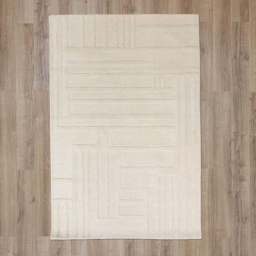 RIZZY Quinn Ivory 2'6" x 8' Runner, , large